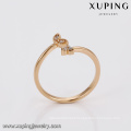 14880 Fashion jewelry elegant zircon ring wholesale ladies 18k gold color free size ring